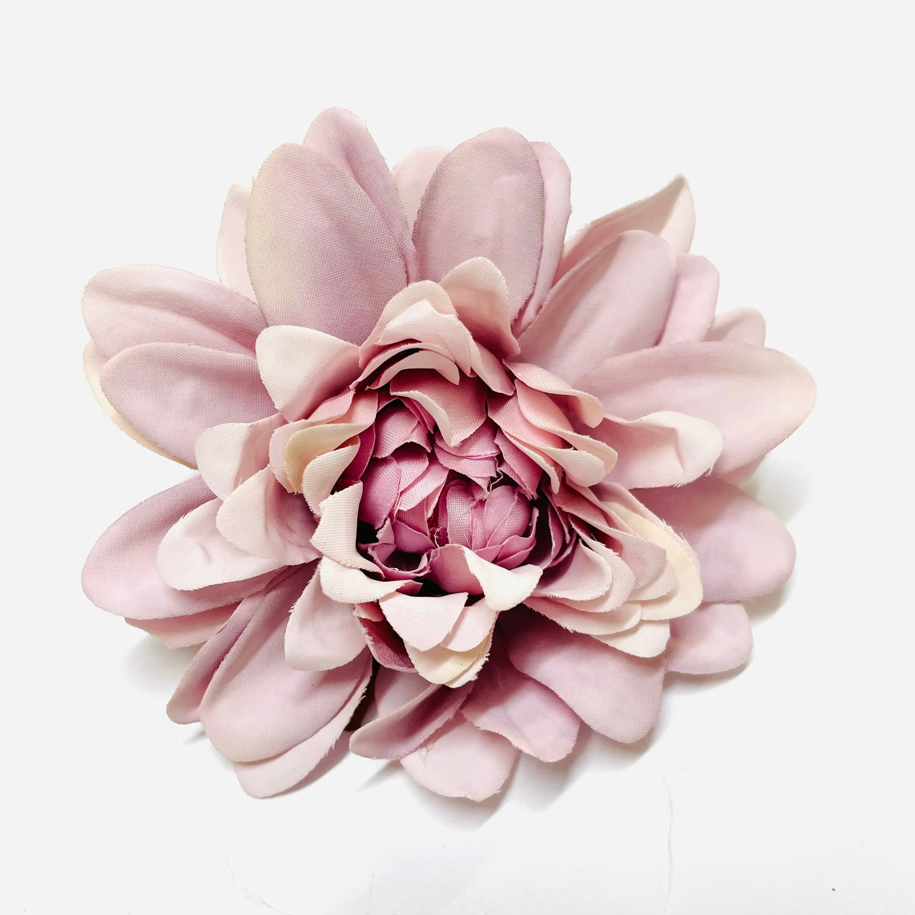 Artificial Silk Flower Head - Soft Mauve Chrysanthemum Style 154 - 1pc