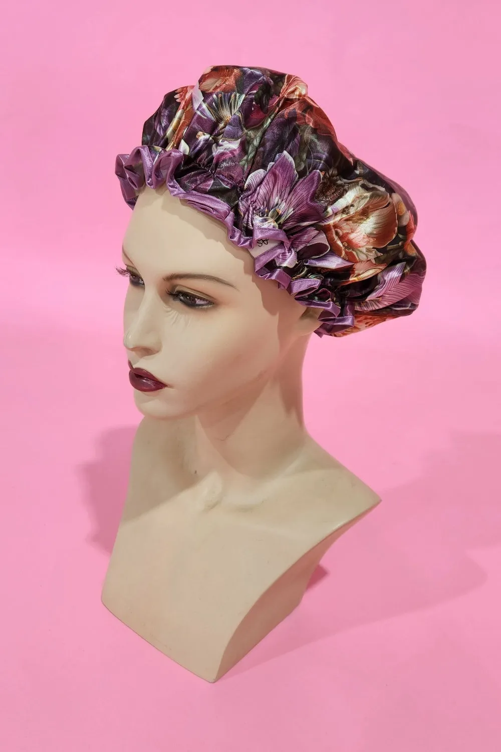 AS Shower Cap - Pink Bloom