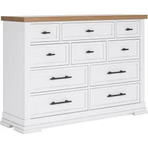 Ashbryn Dresser - White/Natural