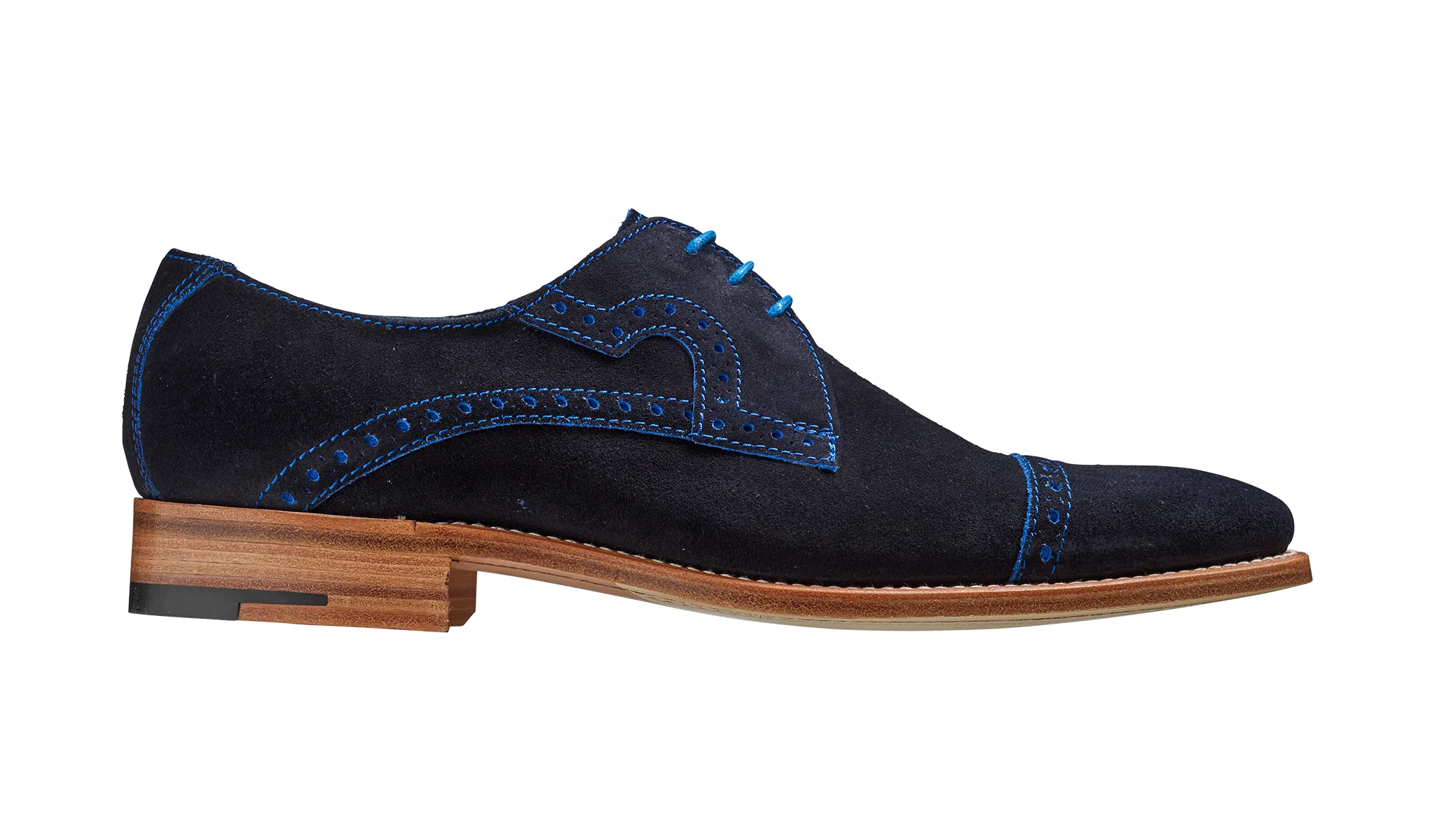 Ashton - Navy Cut Through Suede