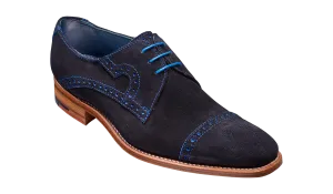 Ashton - Navy Cut Through Suede