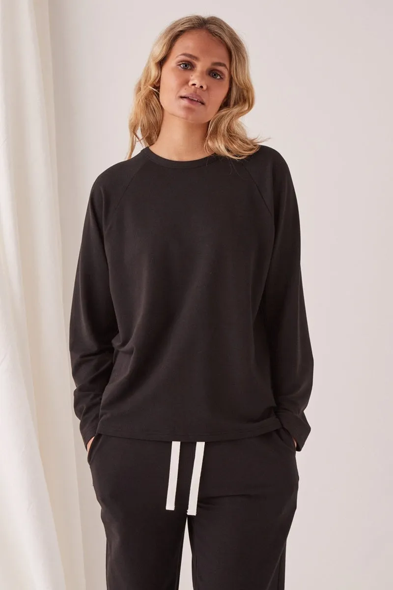 Assembly Label - Kin Fleece Top - Black