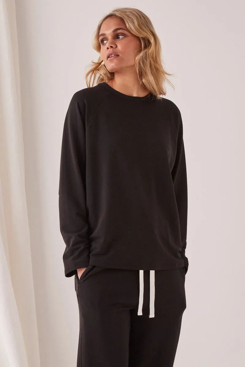 Assembly Label - Kin Fleece Top - Black