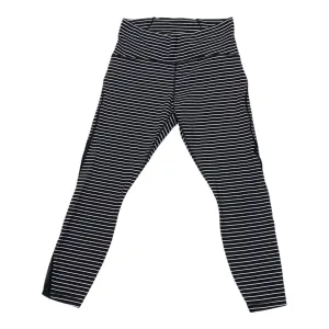 Athletic Leggings By Lululemon In Striped Pattern, Size: 12
