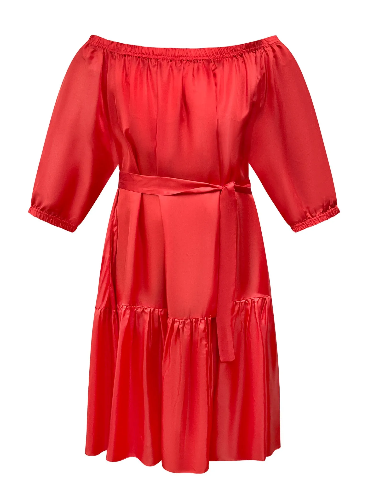 Ausus - Spritz Orange Midaxi Dress