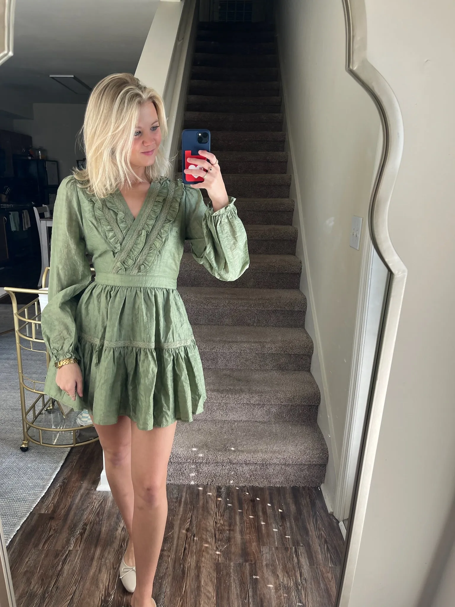Autumn Days Dress - Olive