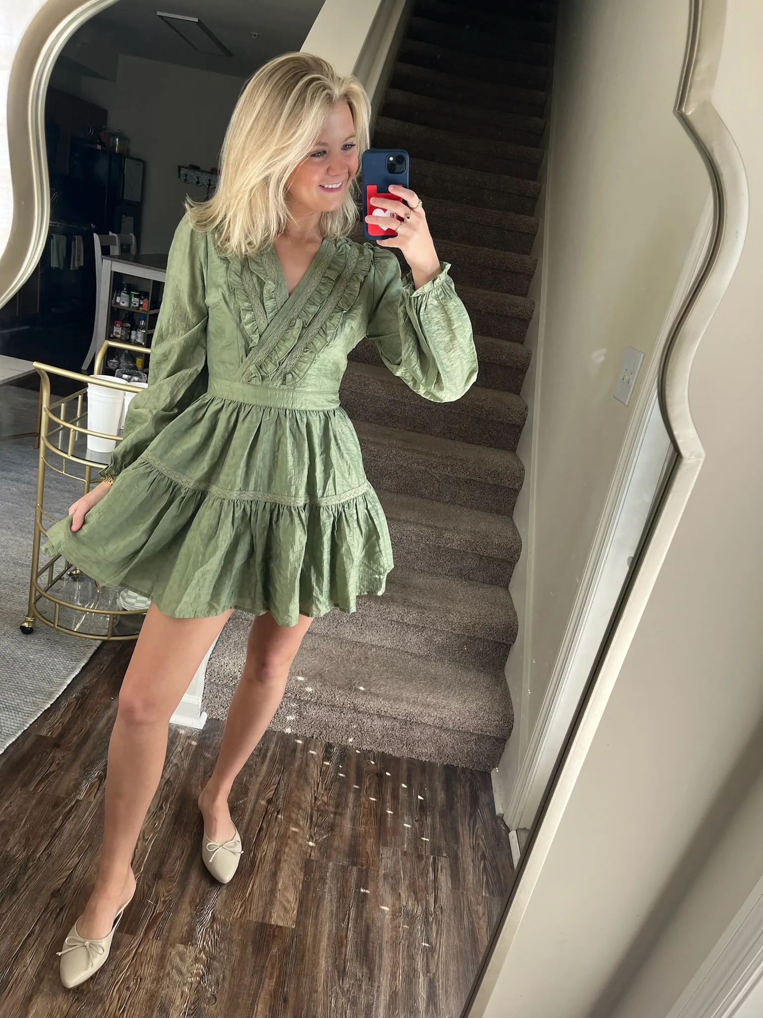 Autumn Days Dress - Olive