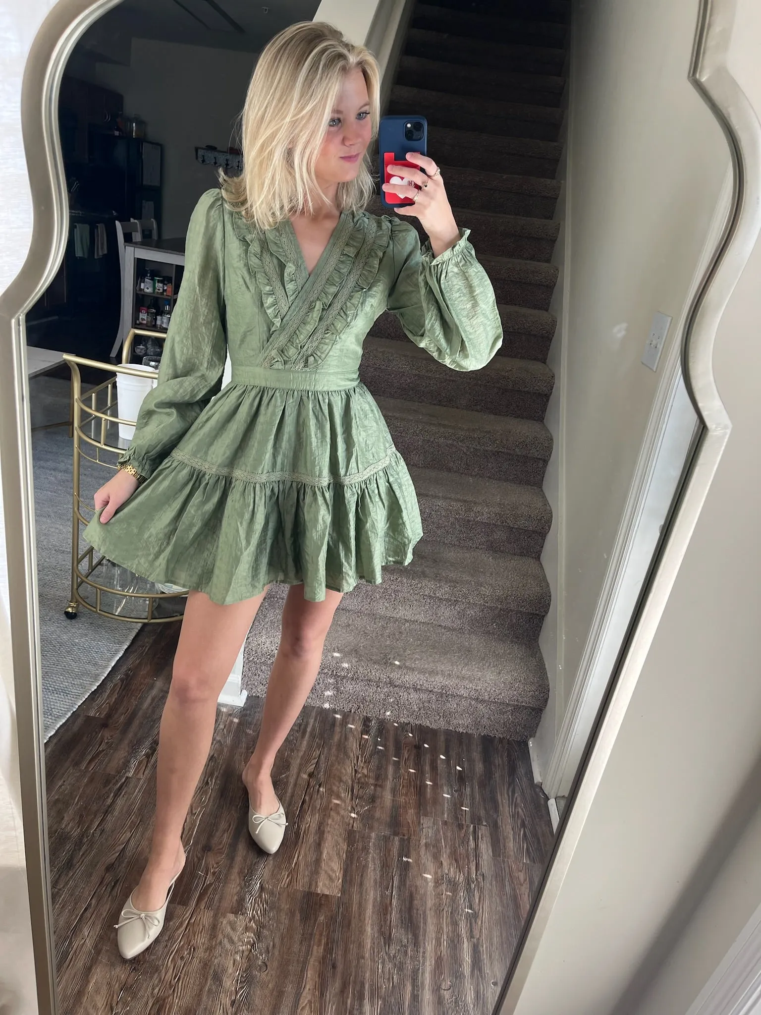 Autumn Days Dress - Olive