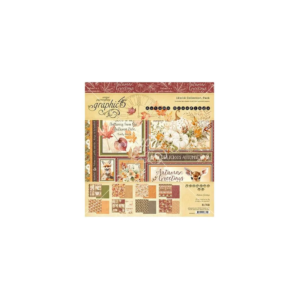 Autumn Greetings collection package by Graphic 45