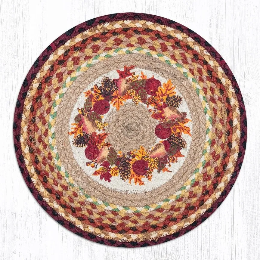 Autumn Wreath Chair Pad