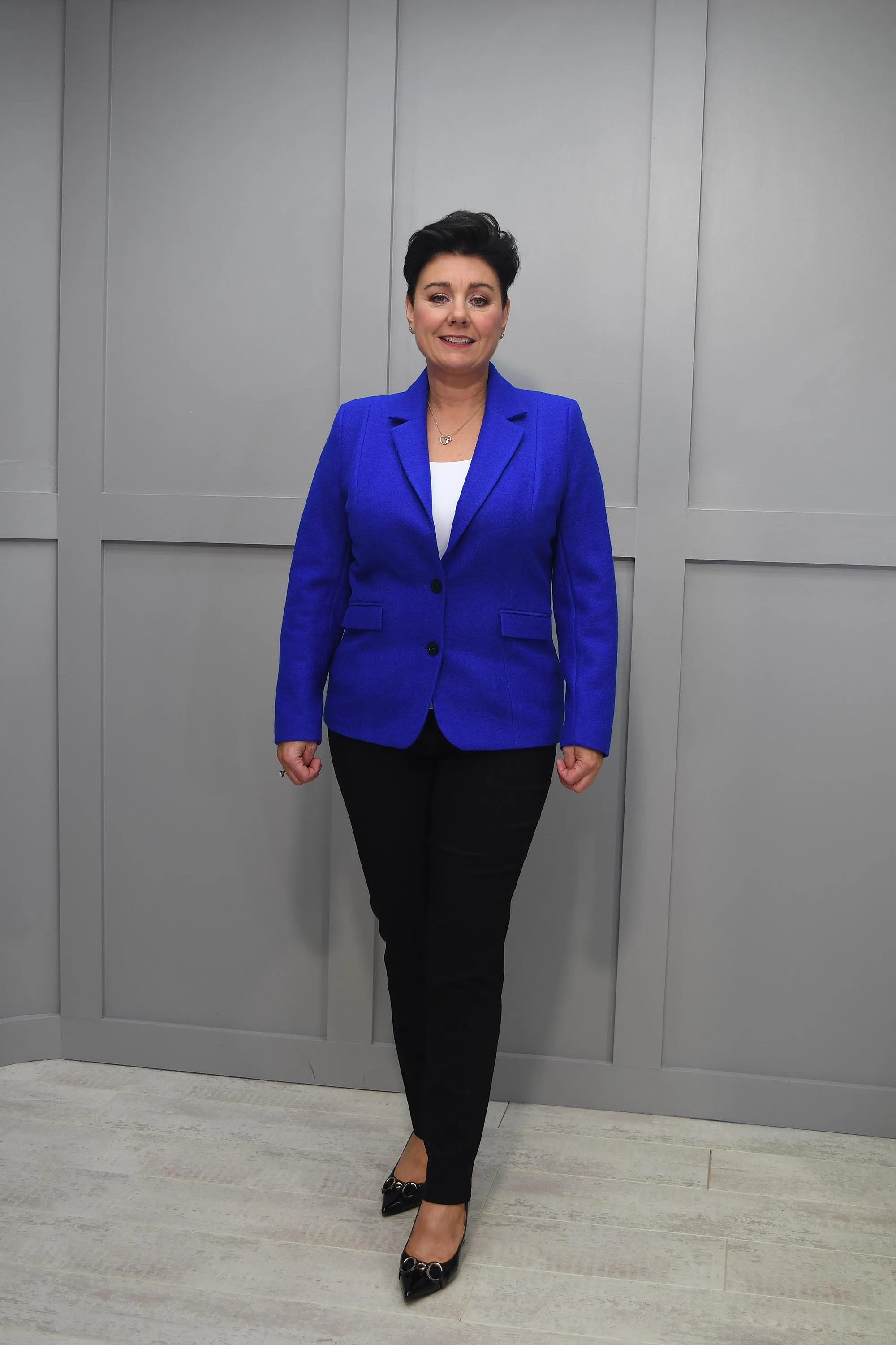 Avalon Royal Blue Tweed Blazer- Dolores B 326