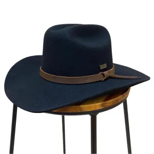 Avenel Flinders Cattleman - Wool Felt Center Crease Western Black