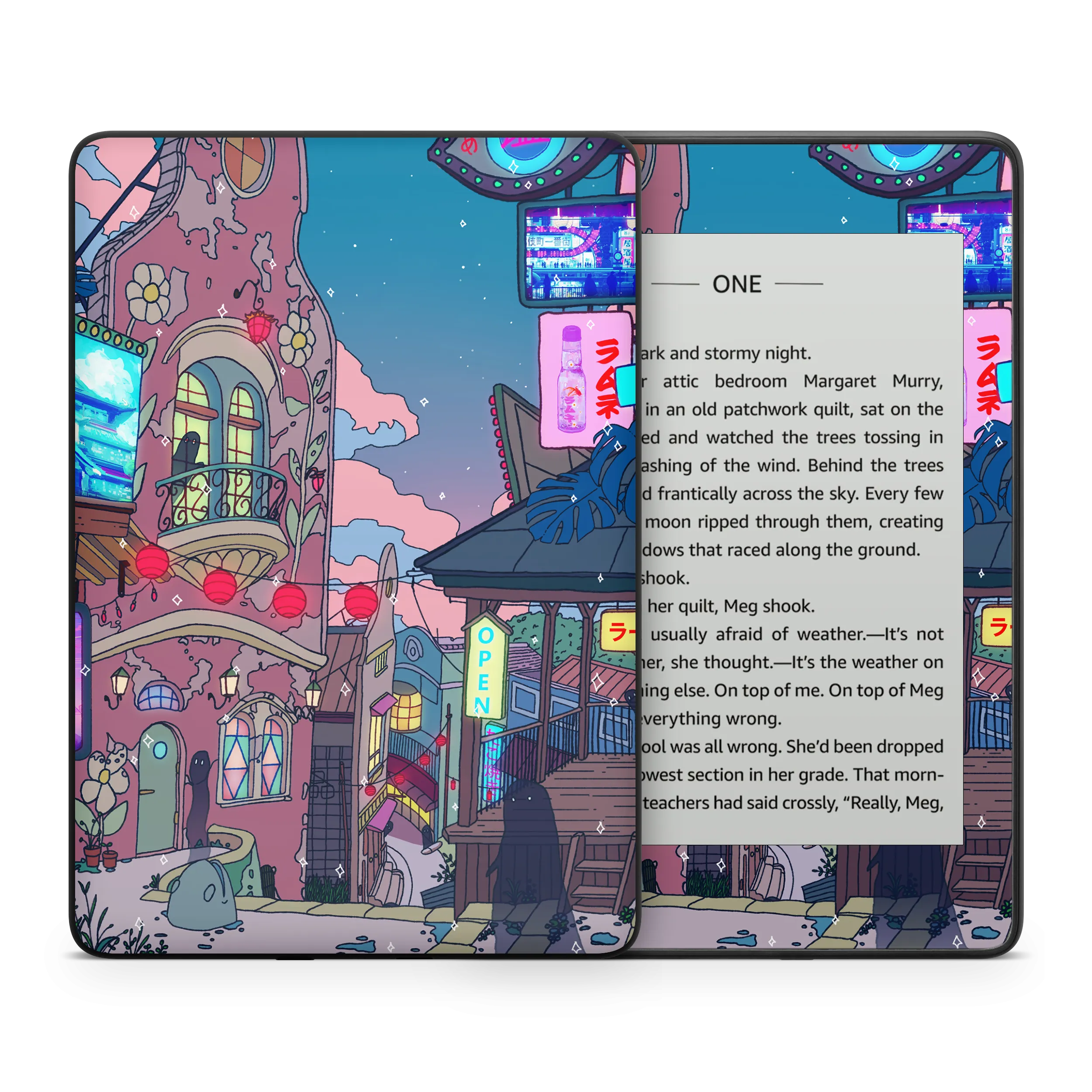 Away & Chill Kindle Skin