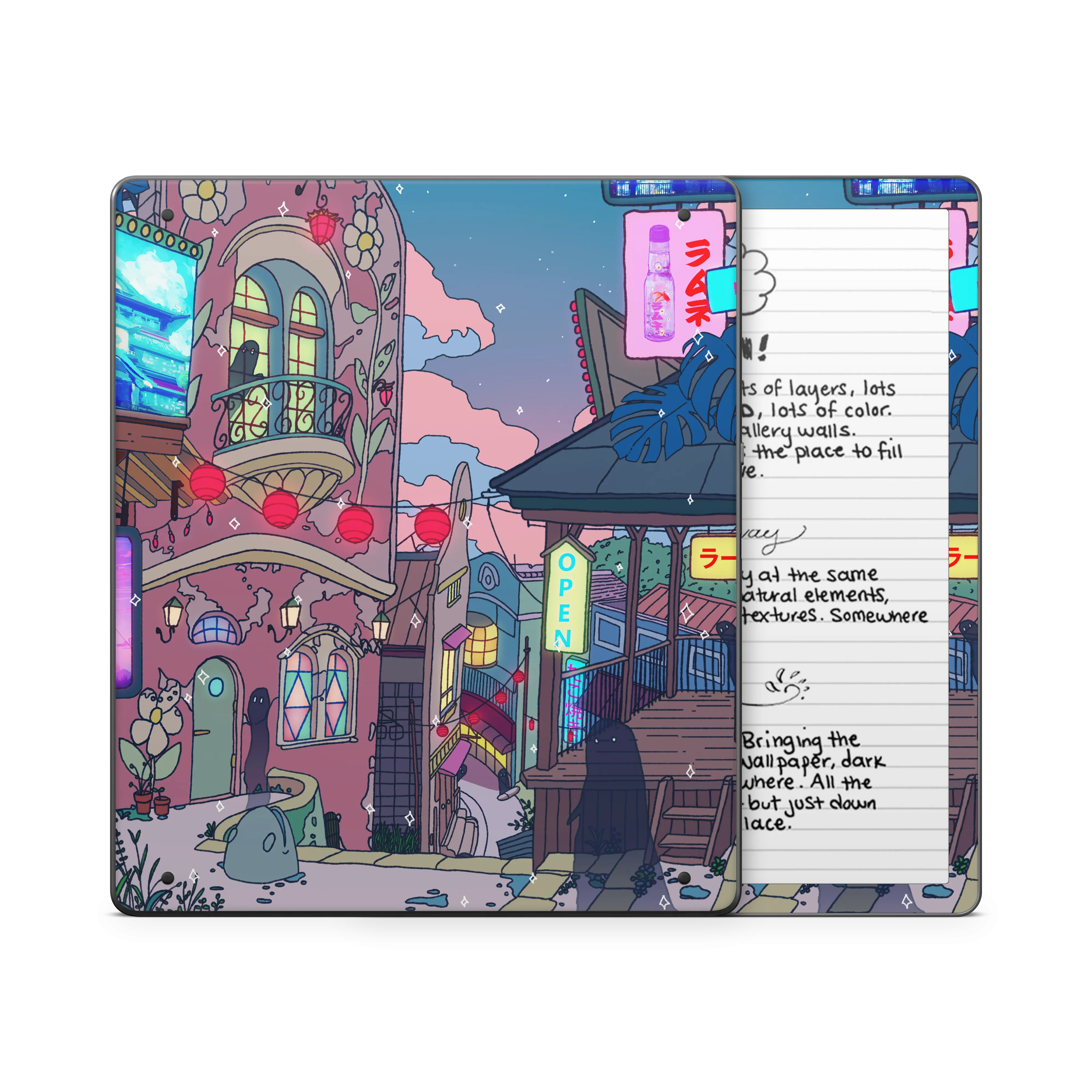 Away & Chill Kindle Skin