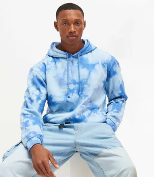 AWDis Tie-Dye Hoodie | Blue Cloud