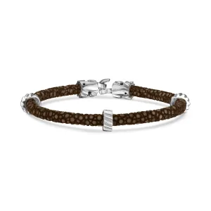B497R Chocolate Single Strand Silver Gears