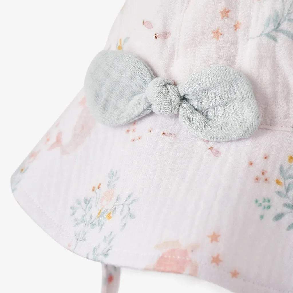 BA - Organic Muslin Bloomer with Sun Hat