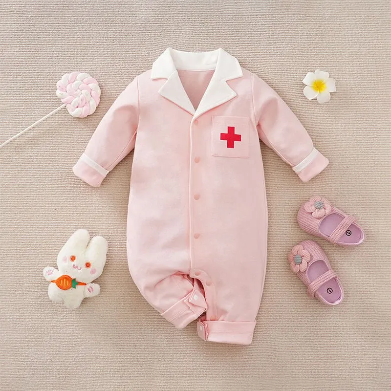 Baby Girl Mixed Patterns Long Sleeve Jumpsuit (6 Designs)