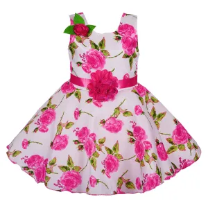 Baby Girls Party Wear Dress Birthday Frocks For Girls fe2678pnk