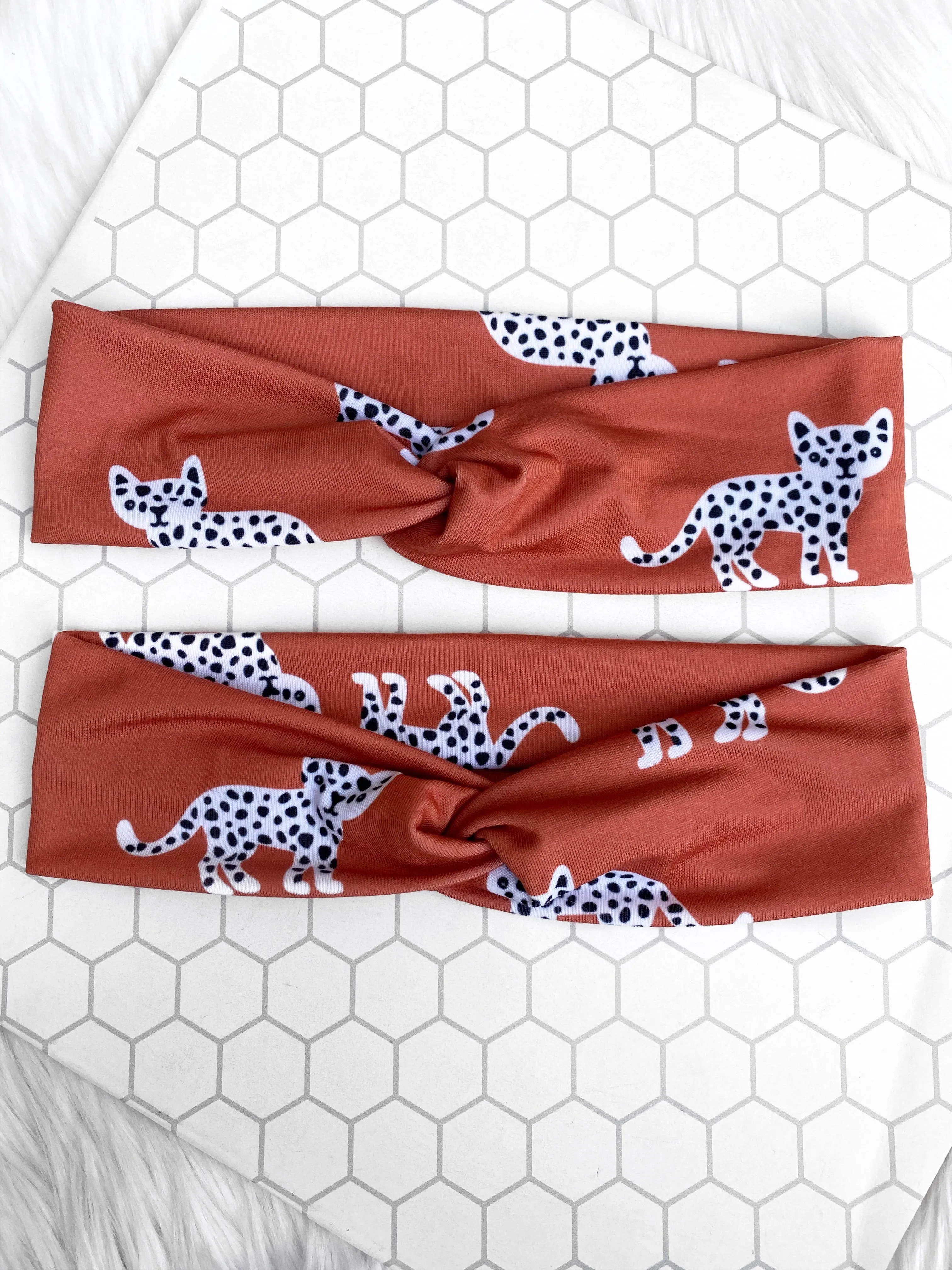 Baby Leopard Knotties Headband