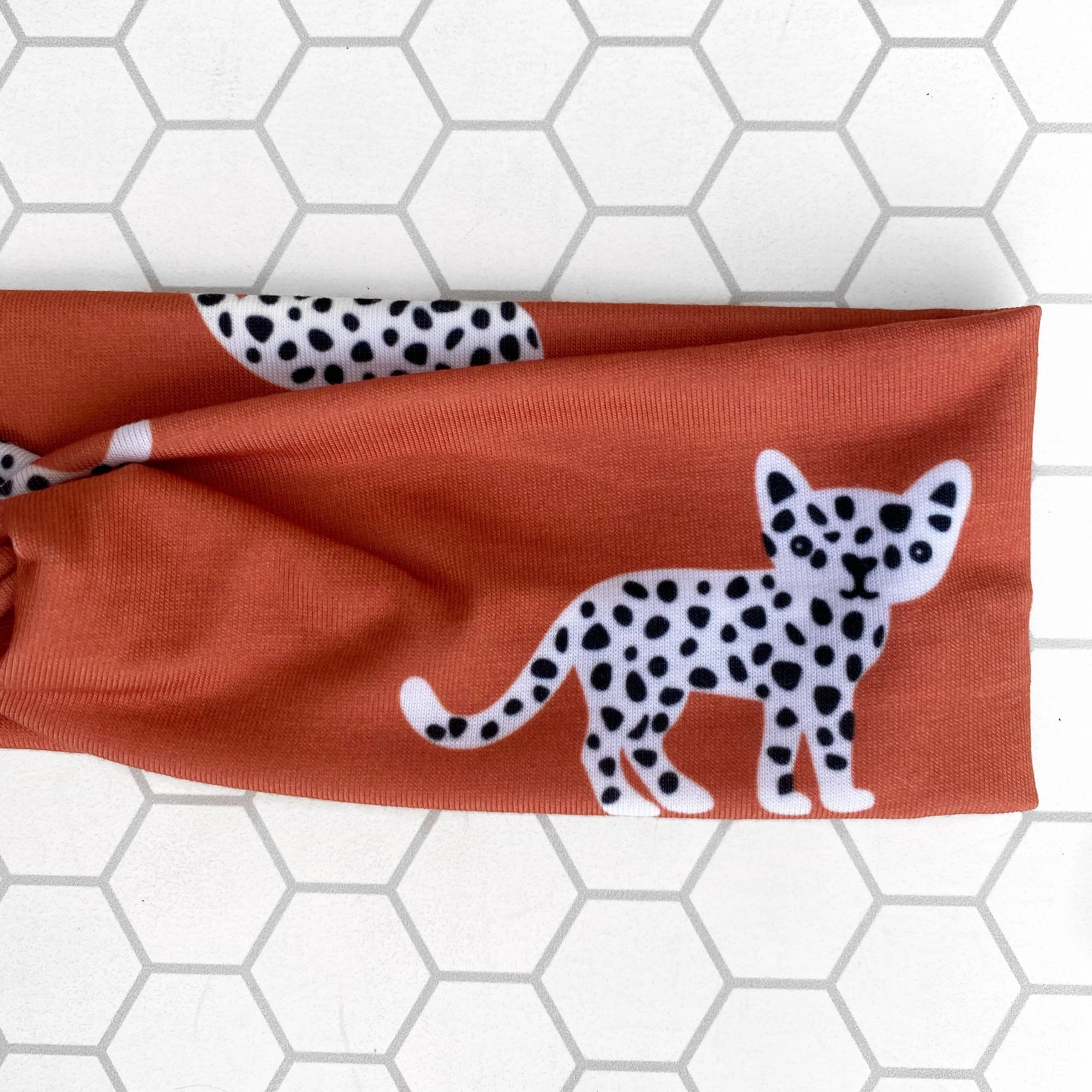 Baby Leopard Knotties Headband