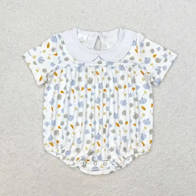 Baby Onesie Romper - Autumn - Floral Ditsy Girls Peter Pan