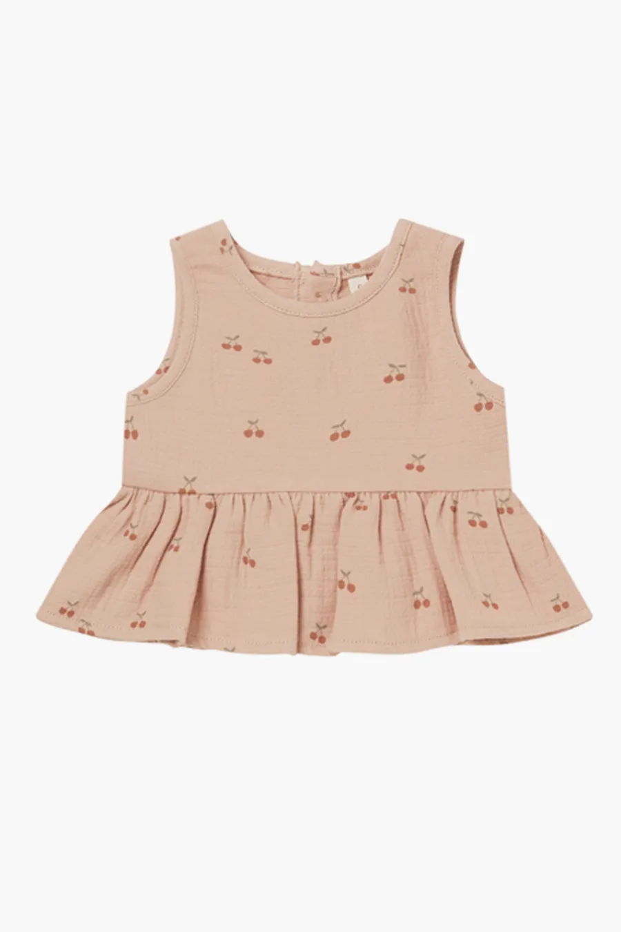 Baby Set Quincy Mae Peplum Cherries