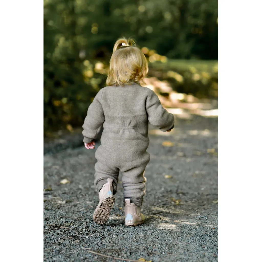 Baby Wool Suit (Rib Cuffs) - Melange Denver