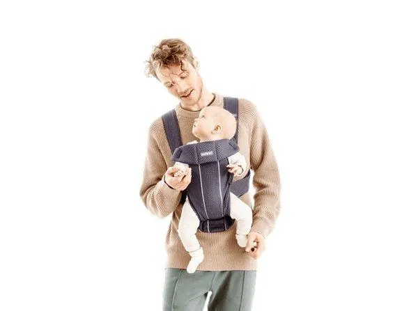 BabyBjorn Baby Carrier Mini - Vintage Indigo Cotton
