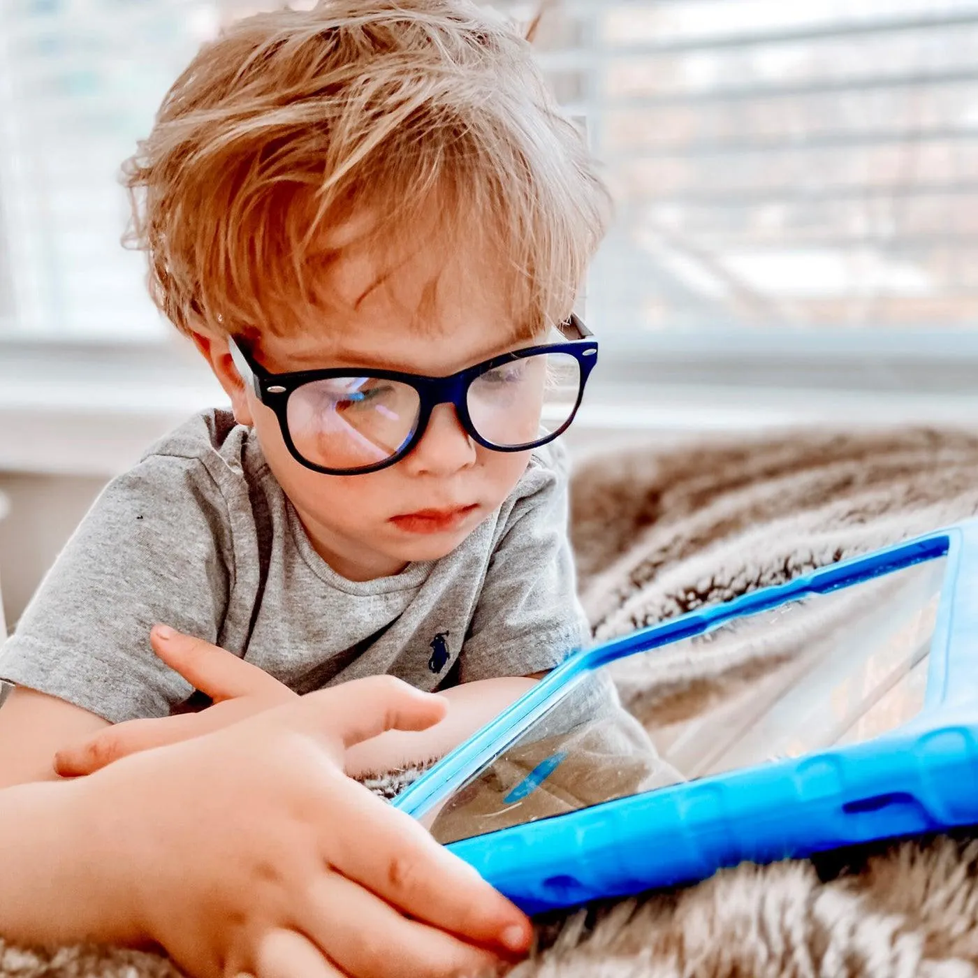 Babyfied Apparel Screen Glasses - Clear - 3-8yrs