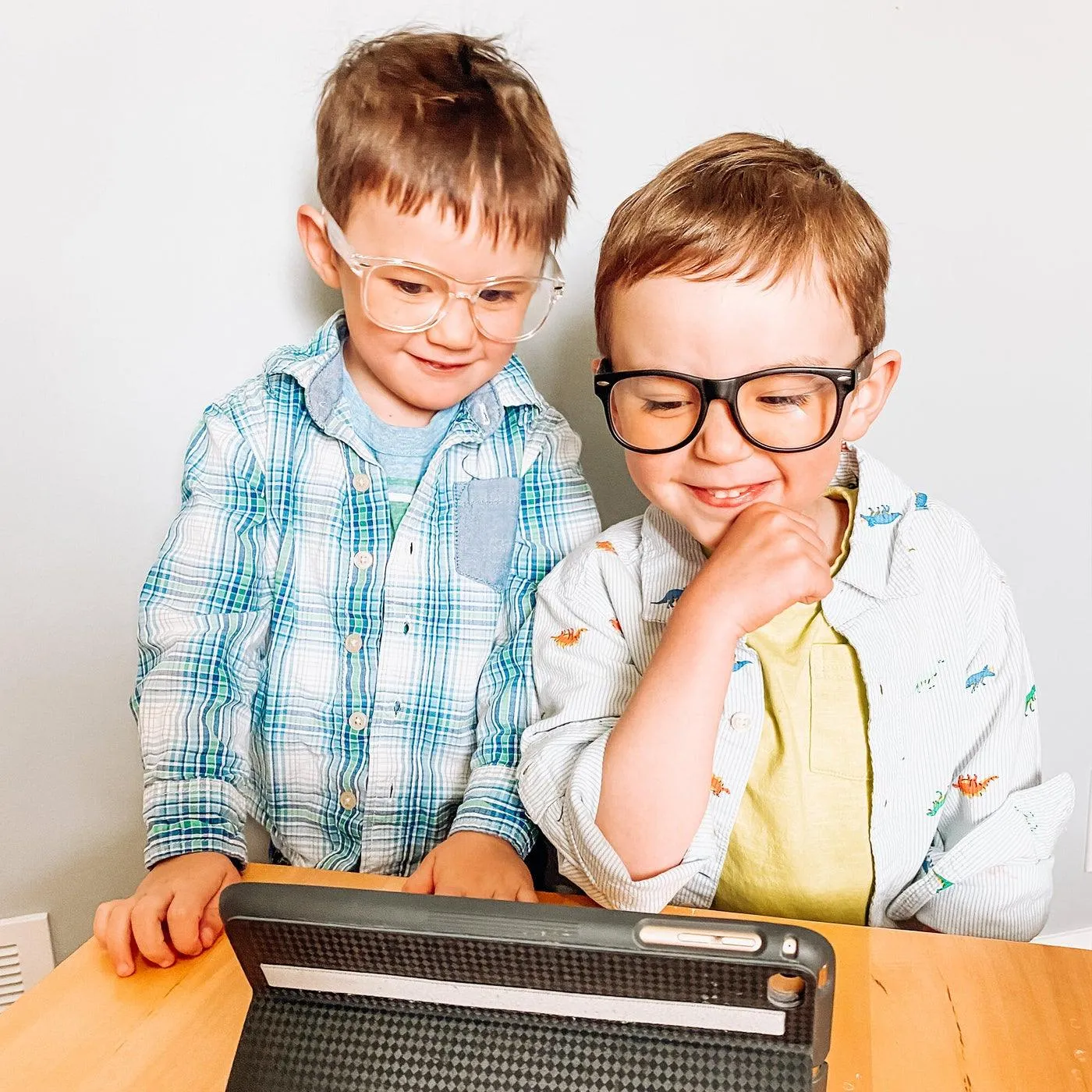Babyfied Apparel Screen Glasses - Clear - 3-8yrs