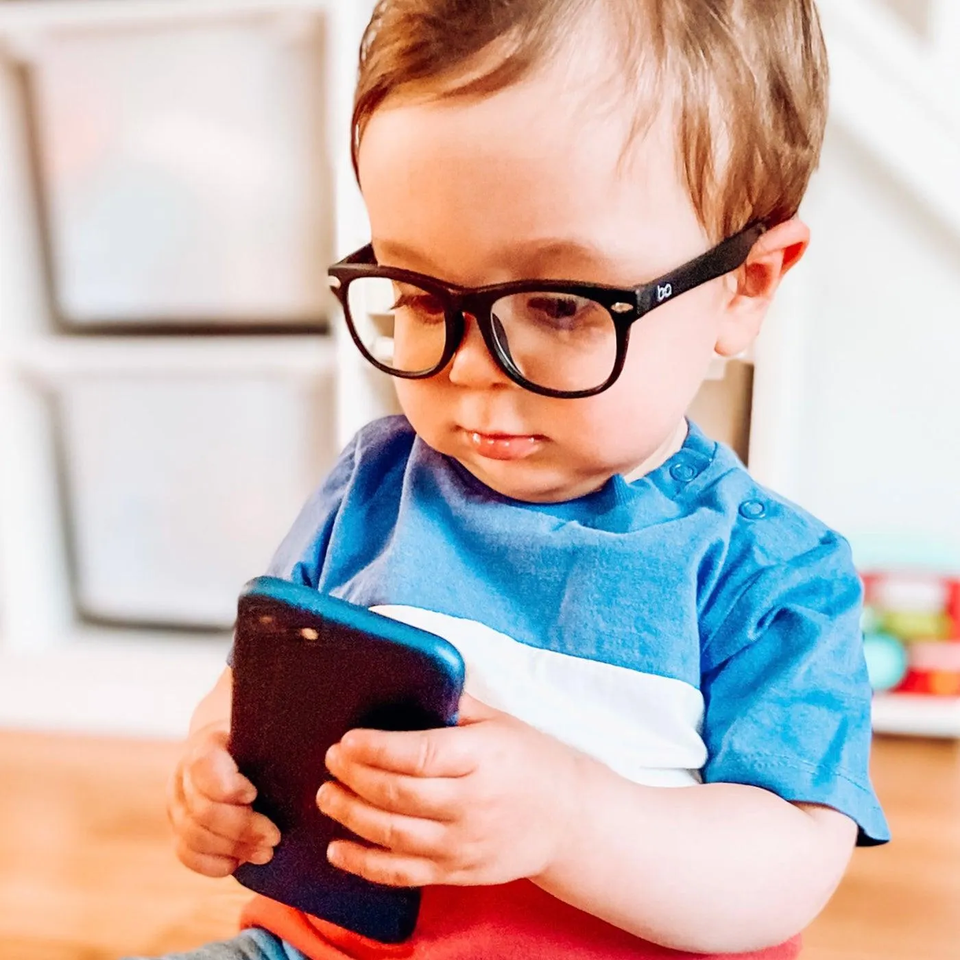 Babyfied Apparel Screen Glasses - Clear - 3-8yrs