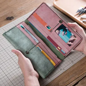 BABYLON™ DIY Minimalist Leather Wallet for Mens