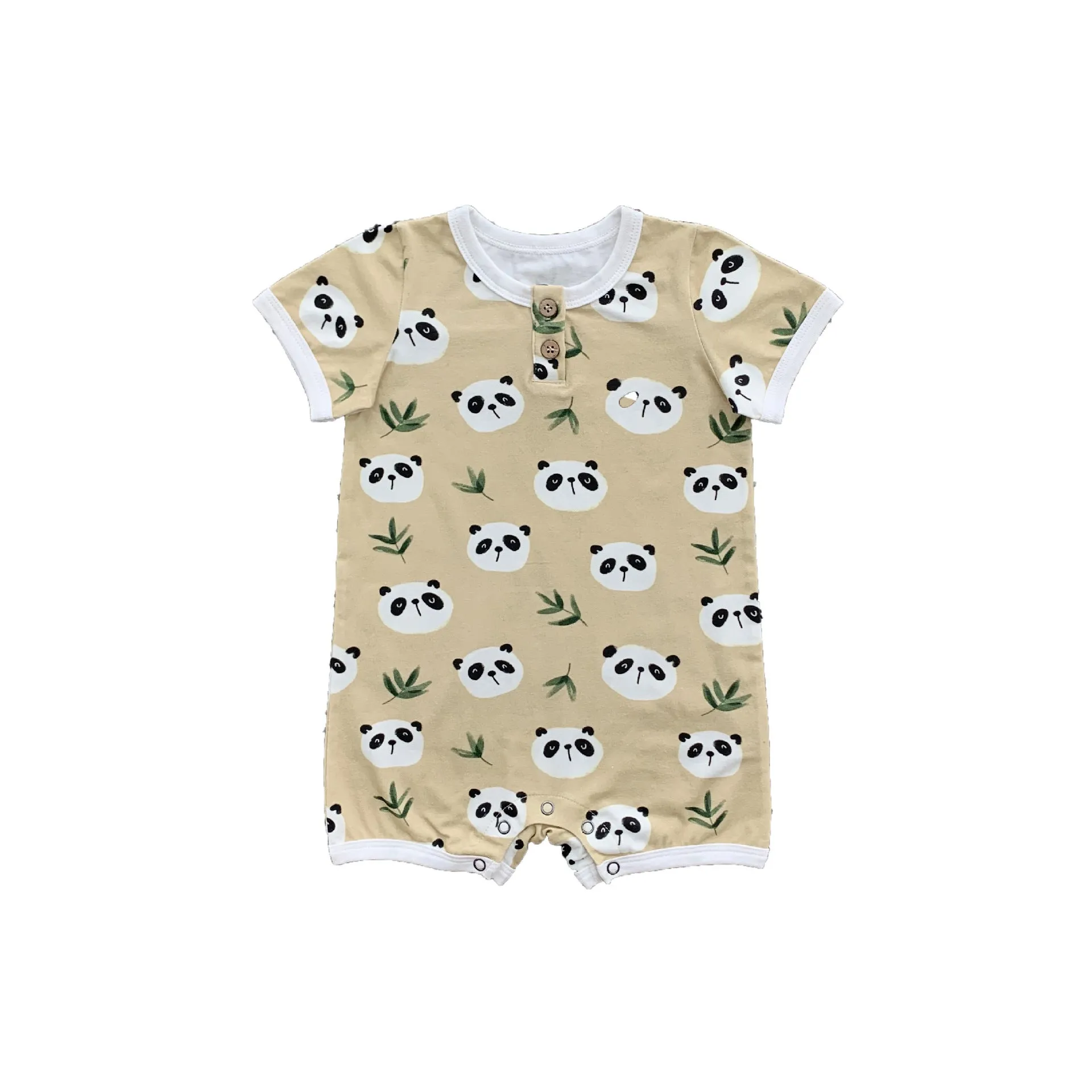 Baby's Animal   Mixed Prints Short Sleeve Onesie (6 Designs)