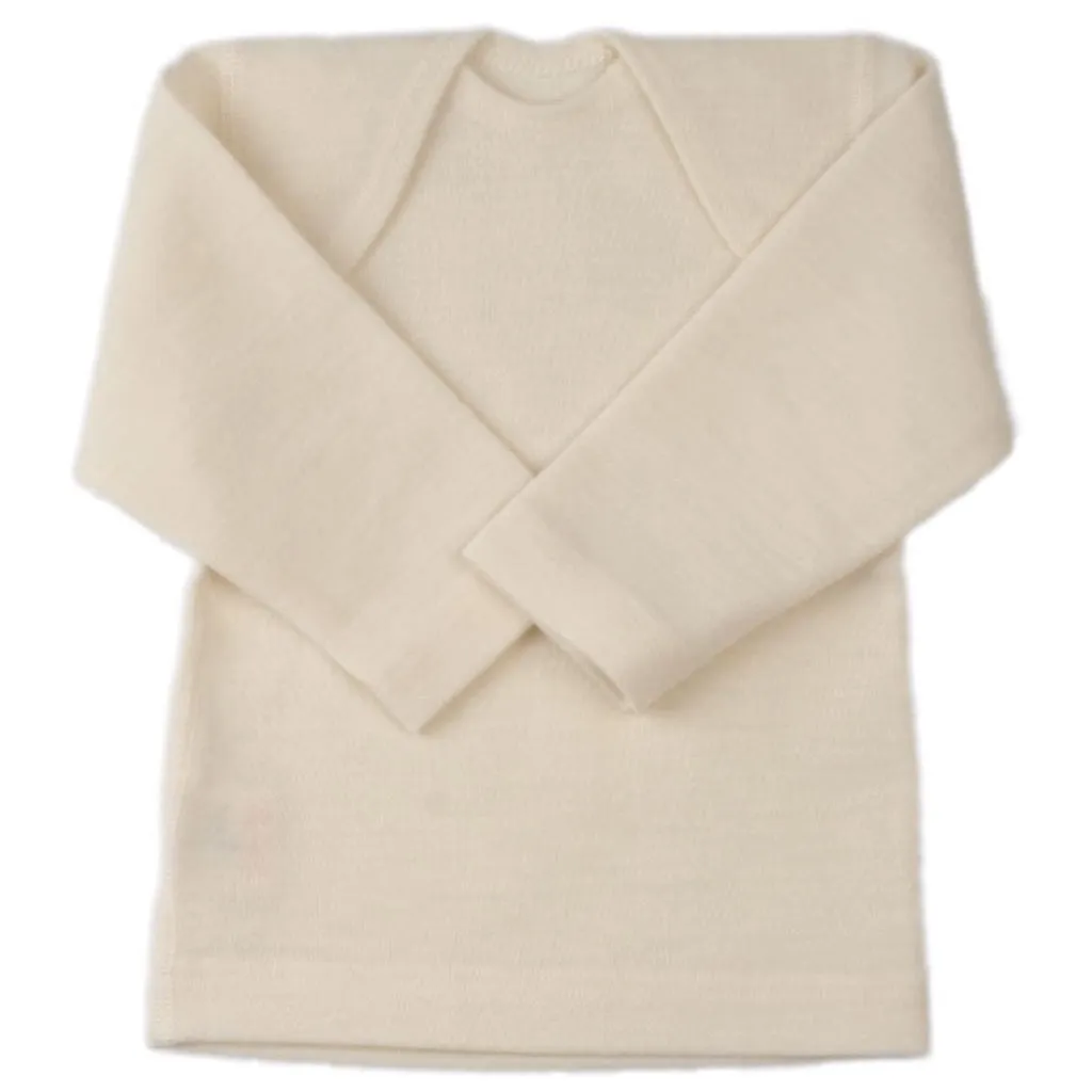 Baby's wool long-sleeve shirt