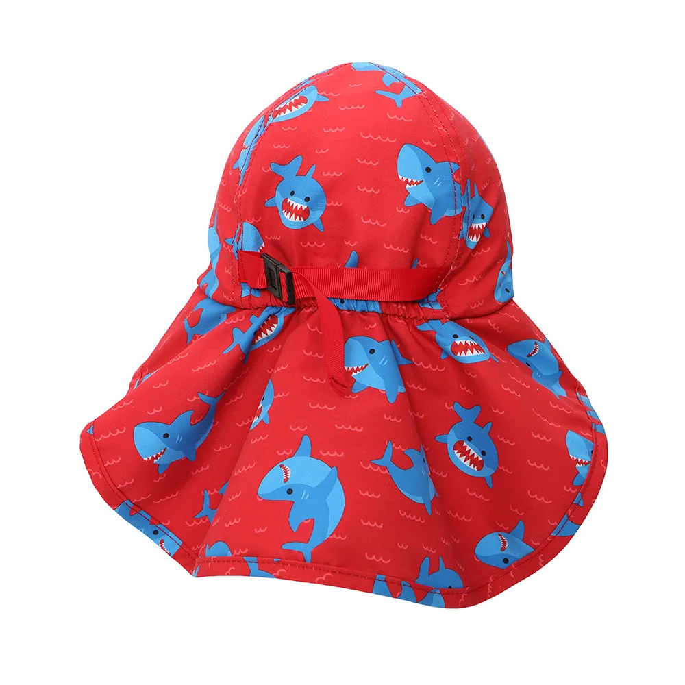 Baby/Toddler Cape Sunhat - Sherman the Shark