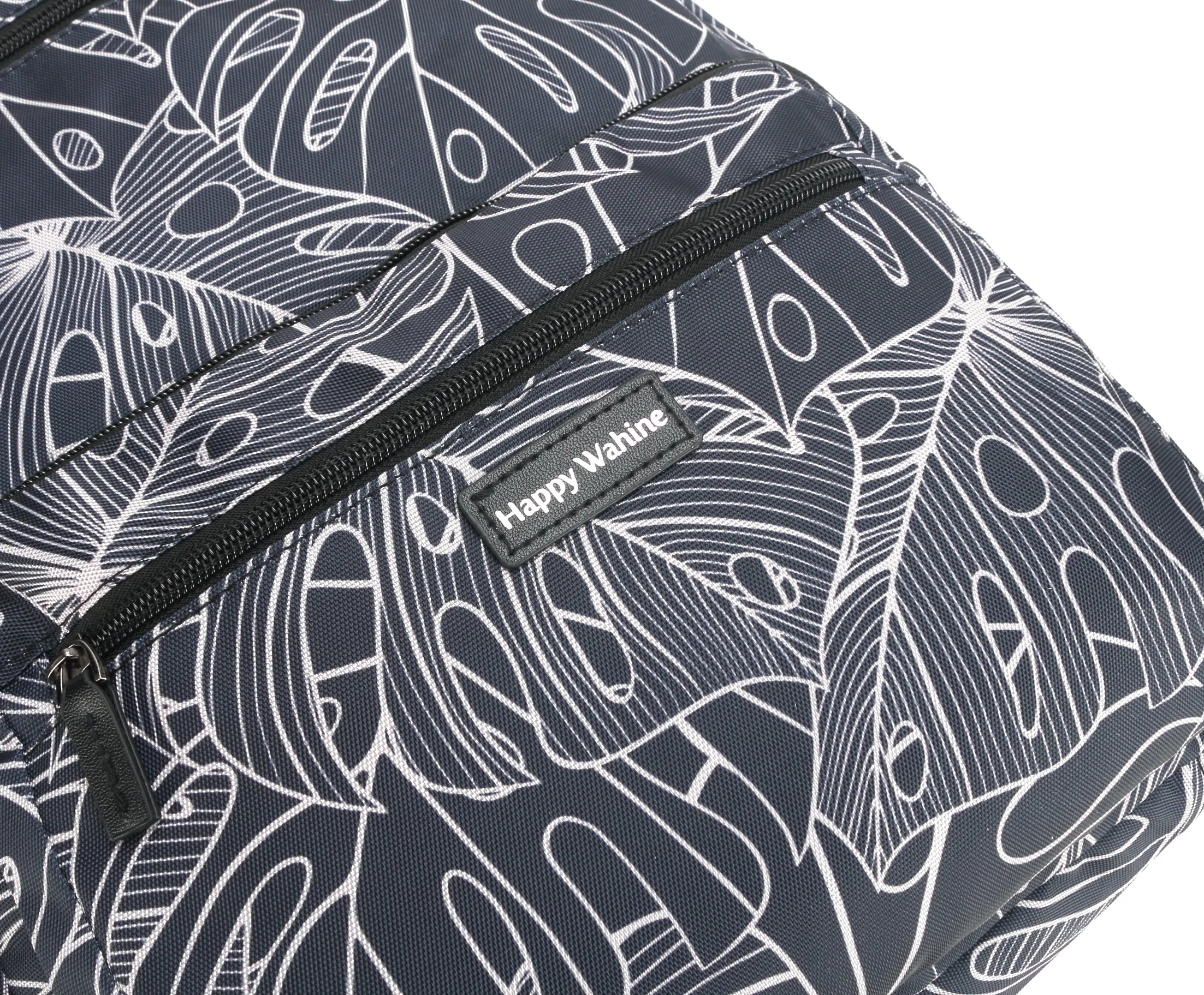 Backpack Melanie Monstera Lines Navy