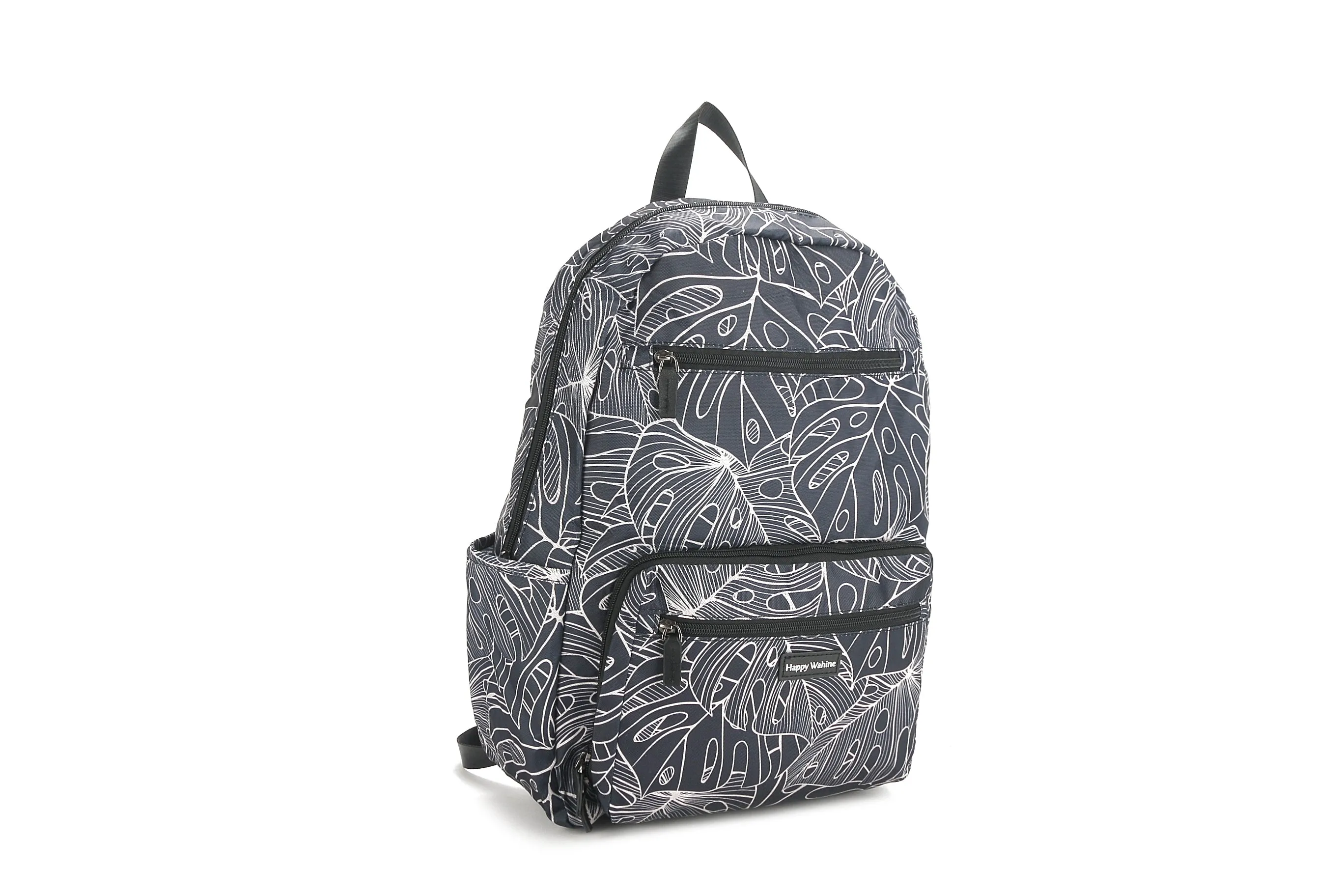 Backpack Melanie Monstera Lines Navy