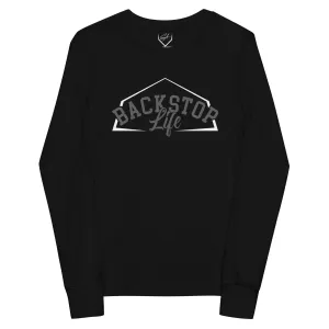 Backstop Life Blackout - Youth Long Sleeve