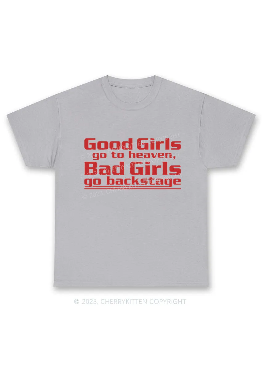 Bad Girls Go Backstage Y2K Chunky Shirt Cherrykitten