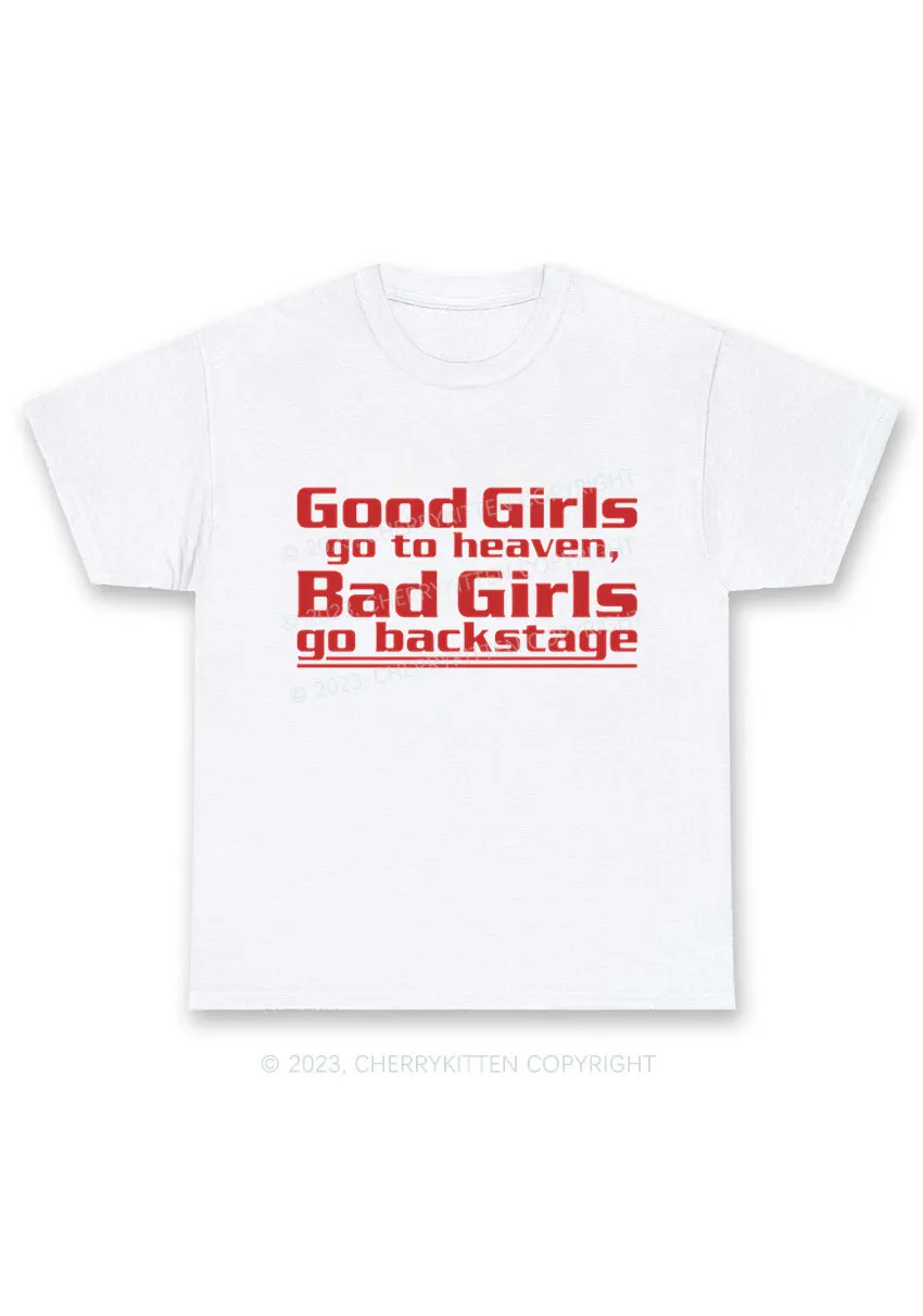 Bad Girls Go Backstage Y2K Chunky Shirt Cherrykitten