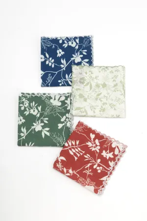 Bahaarbloom Scalloped Napkins Set of 4