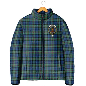 Baird Ancient Tartan Padded Jacket with Family Crest