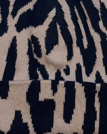 Baja East Beanie | Black/Camel