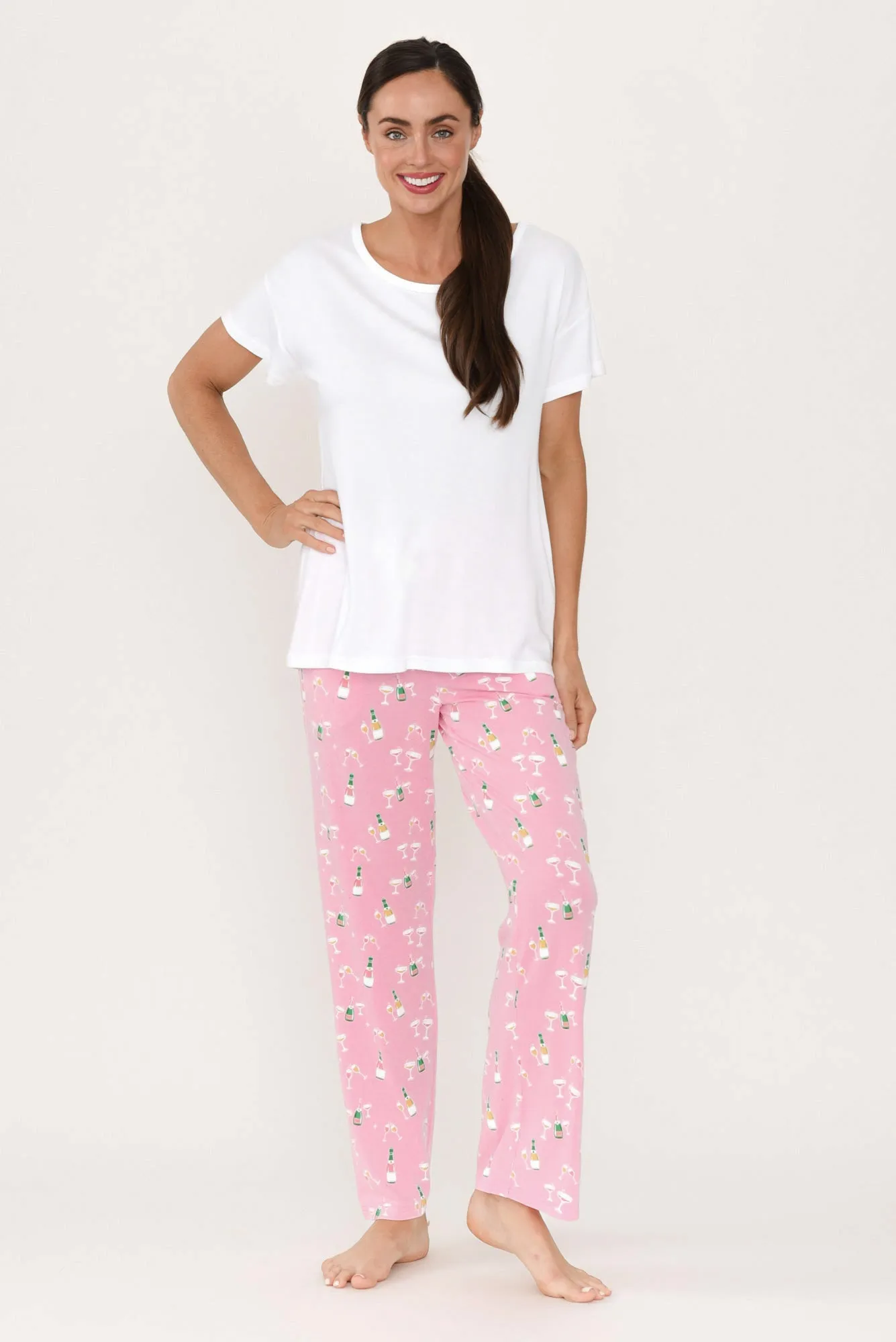Baku White Bamboo Sleep Tee