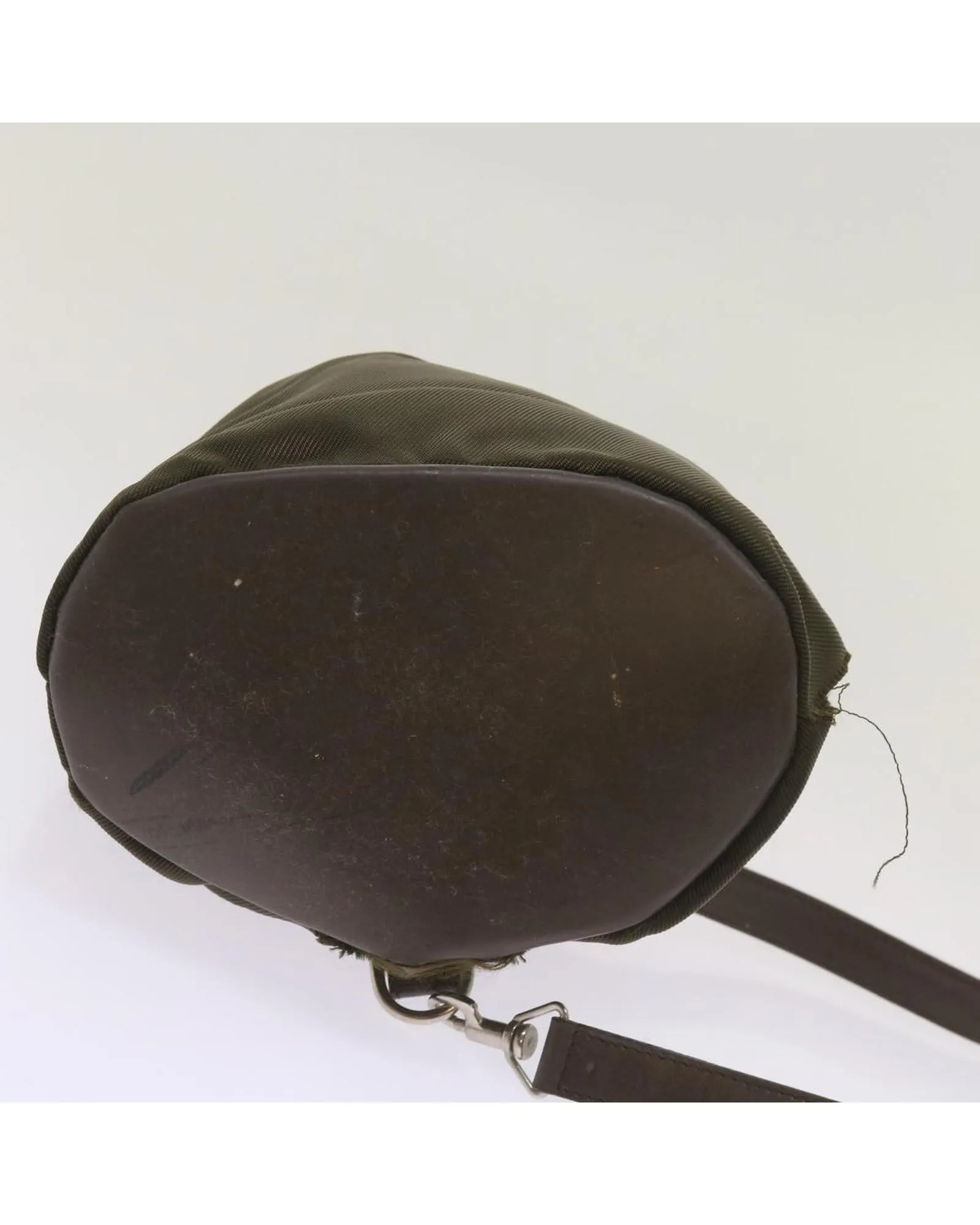 Bamboo Shoulder Bag Nylon Khaki