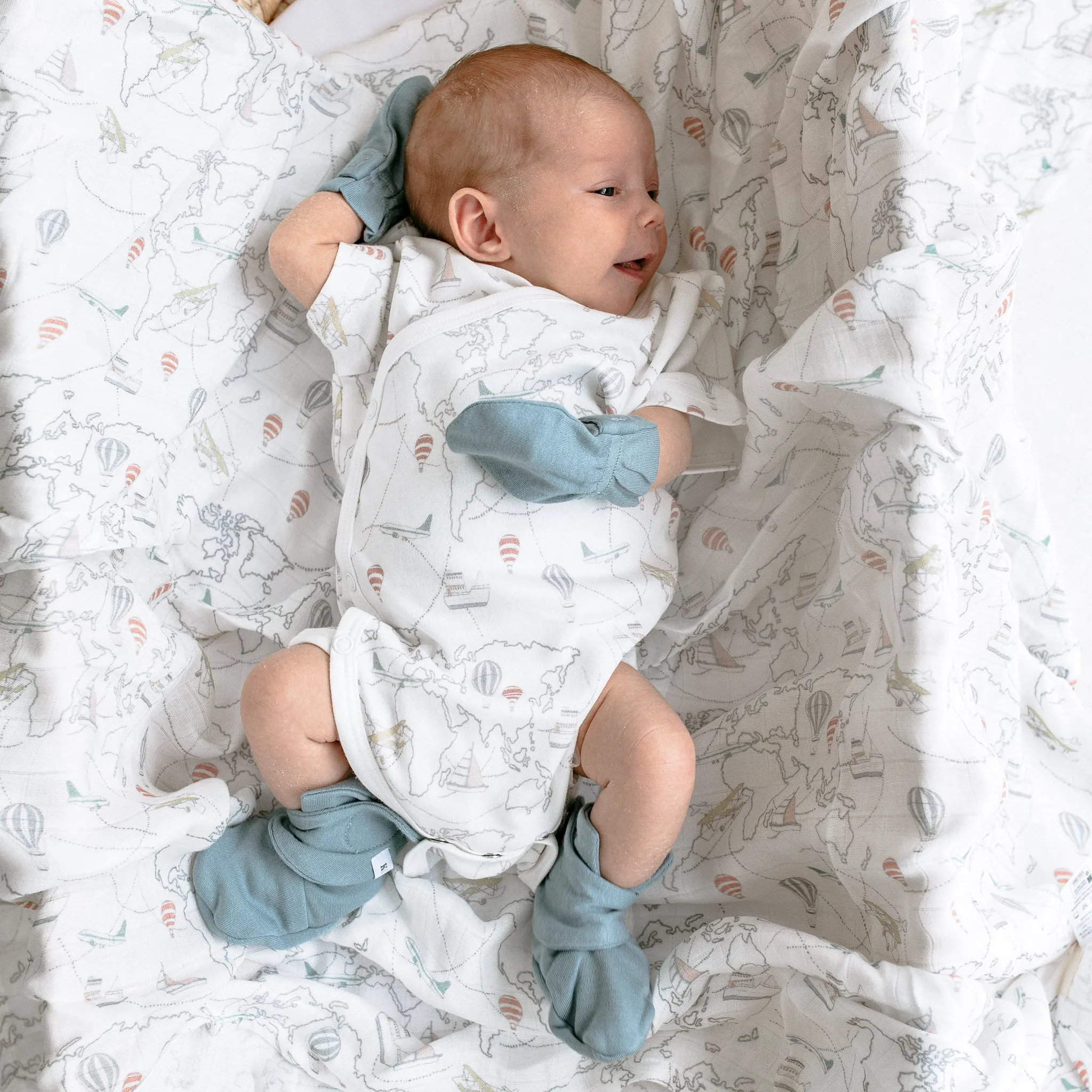 Bamboo Swaddle - World Explorer