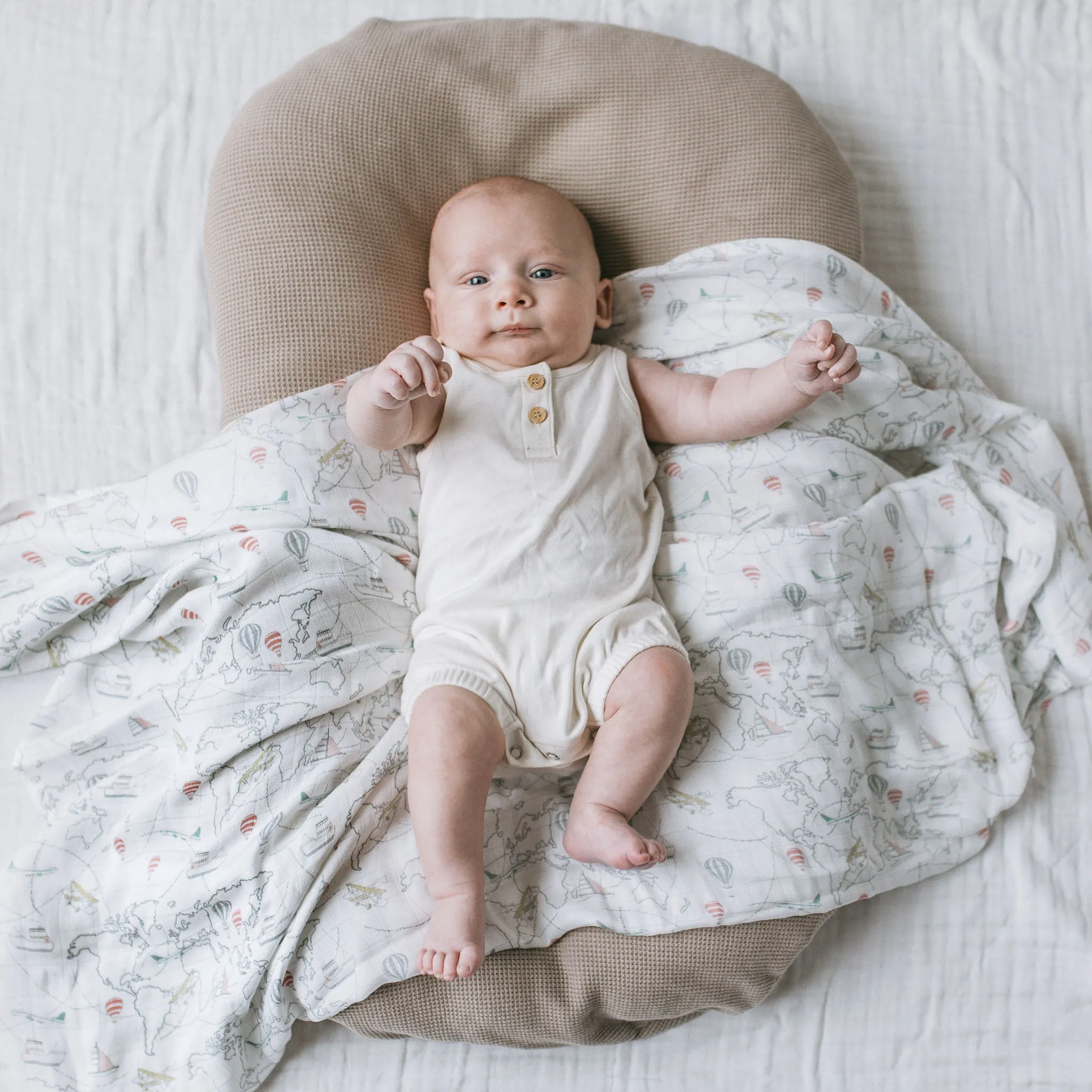 Bamboo Swaddle - World Explorer