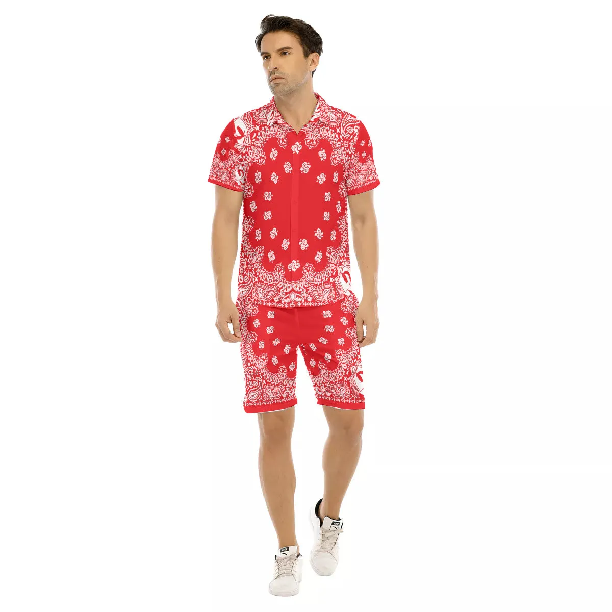 BANDANA Bs'UP Men's Short Sleeve Shirt Sets