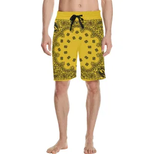 BANDANA LK Men's All Over Print Casual Shorts